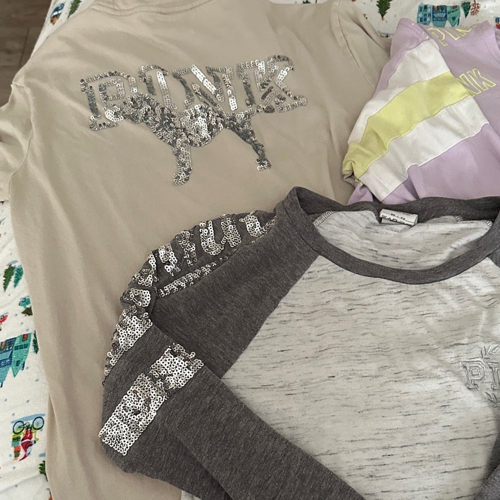 PINK Victoria's Secret Tops Set- 4 pack!